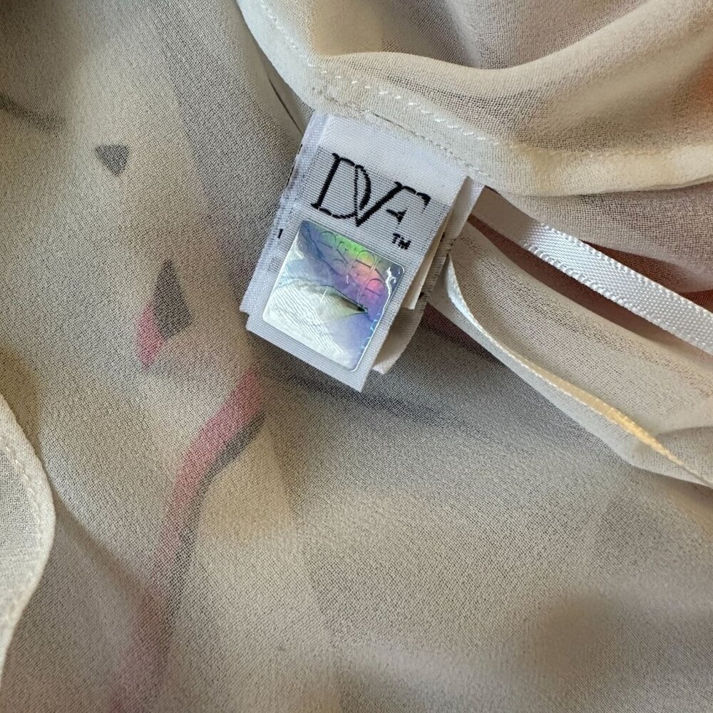 Diane Von Furstenberg Camden Silk Blouse Top Shirt Size 4 XS/S - Picture 7 of 11